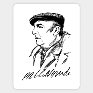 Pablo Neruda Sticker